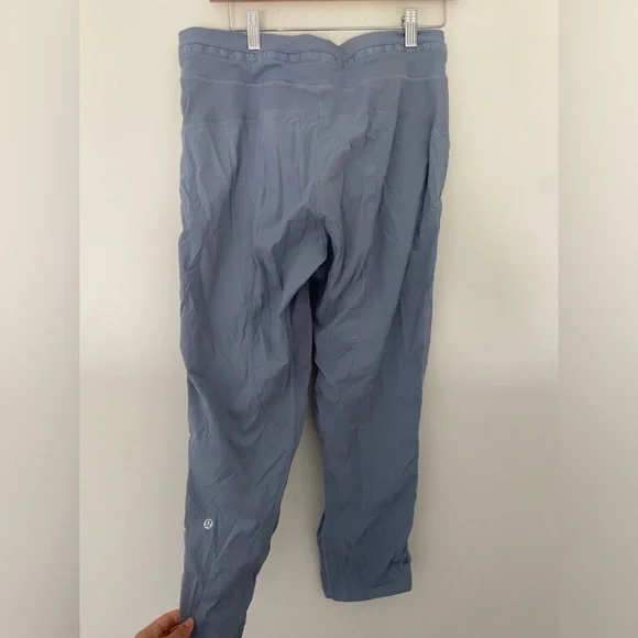 Lululemon Dance Studio Mid Rise Cropped Pant Adjustable Safflower Blue side 8 - Picture 6 of 6